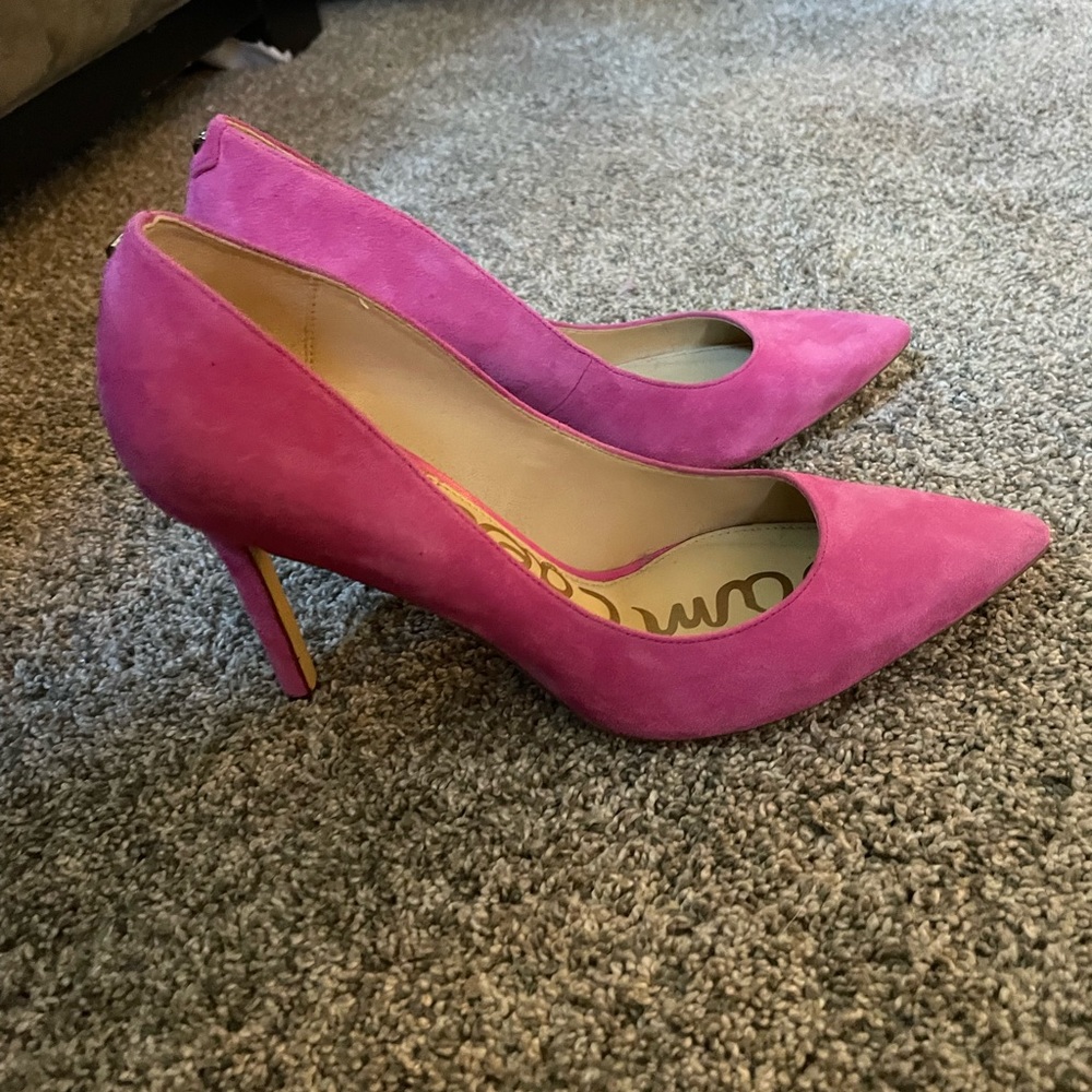 Sam Edelman hot pink heels
